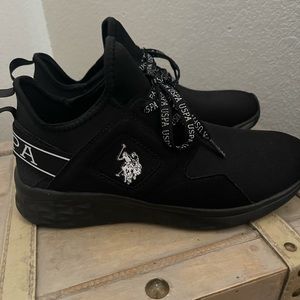 U.S. Polo black lace up shows